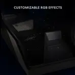 Schrapnel Scrobis 270° mATX Gaming Case, 4× 120mm RGB Built-in Fans, 270° Dual Tempered Glass, 415mm GPU, 360mm AIO, Back-Connect mATX, USB-C, ATX PSU Support | BLACK - Image 9