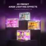 AsiaHorse ASH-S1 ARGB Fan Hub Controller & Remote Control — 9 PWM/ARGB Ports, 20+Exclusive Custom Lighting Effects, 400+ LED Support, Color Learning & AURA Mode | WHITE  - Image 3
