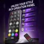 AsiaHorse ASH-S1 ARGB Fan Hub Controller & Remote Control — 9 PWM/ARGB Ports, 20+Exclusive Custom Lighting Effects, 400+ LED Support, Color Learning & AURA Mode | WHITE  - Image 6