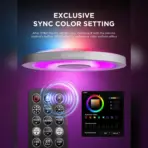 AsiaHorse ASH-S1 ARGB Fan Hub Controller & Remote Control — 9 PWM/ARGB Ports, 20+Exclusive Custom Lighting Effects, 400+ LED Support, Color Learning & AURA Mode | WHITE  - Image 8