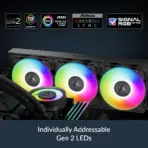 ARCTIC Liquid Freezer III Pro 360 ARGB CPU Cooler – 38mm Radiator, 3× P12 Pro 3000RPM Fans, 77 CFM, 6.9mmH₂O, VRM Fan & MX-6 | ACFRE00184A - Image 2
