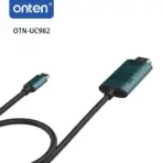 ONTEN OTN-UC982 USB-C to HDMI Adapter 8K 60Hz, Thunderbolt 3 Input, HDTV Male Output, Supports 8K@60Hz and 4K@120Hz, 1.8M Cable - Image 5