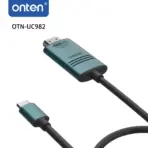 ONTEN OTN-UC982 USB-C to HDMI Adapter 8K 60Hz, Thunderbolt 3 Input, HDTV Male Output, Supports 8K@60Hz and 4K@120Hz, 1.8M Cable - Image 6