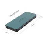 ONTEN OTN-9188S USB-C Multi-Function Dock Station with HDMI, DP, VGA 1080P, Gigabit RJ45, Dual USB 3.0, USB-C Data, PD 2.0 and 3.5mm Audio - Image 4