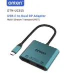 ONTEN OTN-UC915 USB-C to Dual DP Adapter with USB-C Uplink, Dual DisplayPort Outputs, 4K@60Hz Resolution Support and Multi-Stream Transport (MST) - Image 5