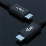 ONTEN OTN-CC201 USB-C to USB-C PD 240W Super Fast Charging Data Cable 1M – Aluminum Alloy Connectors With Durable Nylon Braided Cable - Image 4