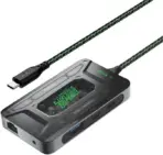 PIVA DS7 USB-C 7-Port Hub – 4K 60Hz HDMI, 100W PD, 32-Bit/384kHz Audio, USB 3.1 5120Mbps, Gigabit Ethernet, Dual Type-C & 40cm Braided Cable - Image 2