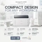 Canon imageCLASS LBP6033 Monochrome (Black & White) Laser Printer – 18ppm A4, 600×600dpi, 2400×600dpi Equivalent, 150-Sheet Input, USB 2.0, 32MB, Cartridge 325 | WHITE - Image 3