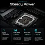 GIGABYTE Z890 EAGLE WIFI7 PLUS + Intel Core Ultra 7 265KF Gaming Bundle, CPU Pre-Installed, 20C/20T, 5.5GHz, 4 x DDR5 DIMMs 9466+MT/s (OC), PCIe 5.0, 4×M.2, Wi-Fi 7 & 2.5GbE  - Image 9