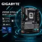 GIGABYTE Z890 EAGLE WIFI7 PLUS + Intel Core Ultra 7 265KF Gaming Bundle, CPU Pre-Installed, 20C/20T, 5.5GHz, 4 x DDR5 DIMMs 9466+MT/s (OC), PCIe 5.0, 4×M.2, Wi-Fi 7 & 2.5GbE  - Image 2