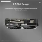 ASUS Dual GeForce RTX 5060 Ti 16GB GDDR7  OC Edition GPU, 2632MHz Boost, 4608 CUDA, PCIe 5.0, DLSS 4, Ray Tracing, 8K Output, 4 Display Support, Compact 2.5 Slot Design | DUAL-RTX5060TI-O16G - Image 2