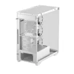 DeepCool CG580 4F V2 WH Panoramic ATX Gaming Case, 270° Tempered Glass, 4× ARGB PWM Fans, Dual 360mm Radiator Support, 410mm GPU, USB-C | WHITE - Image 16