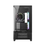 DeepCool CG380U 3F Curved Panoramic Micro-ATX Gaming Case, 3× ARGB Fans, 360mm Radiator, 410mm GPU, Rear-Connector Support, USB-C Gen2 | Black - Image 14