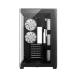 DeepCool CG590U 5F Curved-Glass ATX Gaming Case, 5× ARGB PWM Fans, Triple 360mm Radiator Support, 410mm GPU, Rear-Connector Support, USB-C Gen2 | BLACK - Image 12