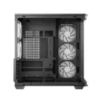 DeepCool CG590U 5F Curved-Glass ATX Gaming Case, 5× ARGB PWM Fans, Triple 360mm Radiator Support, 410mm GPU, Rear-Connector Support, USB-C Gen2 | BLACK - Image 13