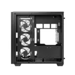 DeepCool CG590U 5F Curved-Glass ATX Gaming Case, 5× ARGB PWM Fans, Triple 360mm Radiator Support, 410mm GPU, Rear-Connector Support, USB-C Gen2 | BLACK - Image 14