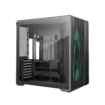 DeepCool CG590 MESH 2F Dual-Chamber ATX Case, 2×160mm ARGB Fans, Up To 13 Fans, Triple 360mm Radiator Support, 410mm GPU, USB-C Gen2 | BLACK  - Image 11