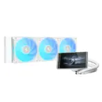 DeepCool LT360 VISION WH ARGB 360mm AIO Liquid Cooler, 4.5" IPS LCD, 90° Adjustable Display, 3400 RPM Gen 6 Pump, 3×120mm ARGB Fans, Intel/AMD | WHITE - Image 10