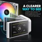 DeepCool LT360 VISION WH ARGB 360mm AIO Liquid Cooler, 4.5" IPS LCD, 90° Adjustable Display, 3400 RPM Gen 6 Pump, 3×120mm ARGB Fans, Intel/AMD | WHITE - Image 6