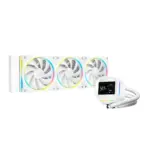 DeepCool LM360 WH 360mm ARGB Liquid Cooler, 2.4" IPS LCD, MP4 Playback, Gen 6 PWM Pump, 3×120mm FL12 SE Fans, Intel LGA1851/1700 & AMD AM5/AM4 | WHITE  - Image 9