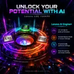 LENOVO LOQ 15AHP9 AI PC: AMD Ryzen 7 7445HS | 16GB DDR5 RAM ; 512GB NVMe | RTX 3050 (6GB) | 15.6-inch FHD 100% sRGB 144Hz Display | White Backlit Keyboard | DOS | Luna Grey - Image 4