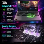 LENOVO LOQ 15AHP9 AI PC: AMD Ryzen 7 7445HS | 16GB DDR5 RAM ; 512GB NVMe | RTX 3050 (6GB) | 15.6-inch FHD 100% sRGB 144Hz Display | White Backlit Keyboard | DOS | Luna Grey - Image 5