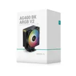 DeepCool AG400 BK ARGB V2 CPU Cooler, 4×6mm Heatpipes, 120mm ARGB PWM Fan, 2100 RPM, 75.89 CFM, 2.53 mmAq, LGA1851/1700 & AM5/AM4 | BLACK - Image 17