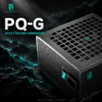GamerStorm  by DeepCool PQ1000G 1000W ATX 3.1 Fully Modular PSU, 80 PLUS Gold, Cybenetics Platinum, PCIe 5.1 600W 12V-2x6, Japanese Capacitors, 120mm FDB | BLACK - Image 2