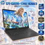 HP PC 17-cn5000: Intel Core Ultra 5 225U | 8GB DDR5 RAM ; 256GB NVMe | Intel Graphics | 17.3-inch HD+ IPS Display | Windows 11 | Jet Black ~ Factory Refurbished ● 1Yr WNTY