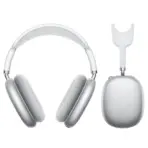 HOCO W65 Plus Silver ANC Wireless Headphones With Bluetooth 5.4, AUX Support, 45-Hour Battery, 32-Hour ANC Usage, 400mAh Battery, And Fabric Ear Tips - Image 3