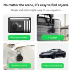 HOCO E101 Universal Smart Tracker For Apple Find My And Google Find Hub, Black Anti-Lost Locator For Keys, Bags, Wallets, Luggage, Backpacks - Image 3