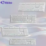 AKKO Cinnamoroll 3108RF Full-Size Wireless Dual-Mode (2.4GHz & USB-C) Mechanical Keyboard, Frost Pink Linear Switches, PBT Dye-Sub Keycaps | OFF-WHITE  - Image 8
