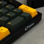 AKKO Black & Gold 3108RF Full-Size Dual-Mode Wireless (2.4GHz & USB-C) Mechanical Keyboard, Frost Pink Linear Switches, PBT Double-Shot Keycaps, Cherry Profile, 2 × AAA Batteries - Image 8