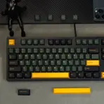 AKKO Black & Gold 3108RF Full-Size Dual-Mode Wireless (2.4GHz & USB-C) Mechanical Keyboard, Frost Pink Linear Switches, PBT Double-Shot Keycaps, Cherry Profile, 2 × AAA Batteries - Image 17