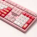 AKKO POCO Pig 3108v3 RF Full-Size Dual-Mode Wireless (2.4GHz & USB-C) Mechanical Keyboard, Frost Pink Linear Switches, PBT Dye-Sub MOA Keycaps, For Windows / macOS / iOS / Android - Image 10