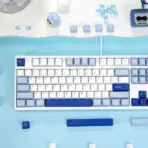 AKKO 3108RF V3 Glacier Full-Size Dual-Mode Wireless (2.4GHz & USB-C) Mechanical Keyboard, Frost Pink Linear Switches, PBT Double-Shot Cherry Keycaps, For (  Windows / macOS / Linux) - Image 8