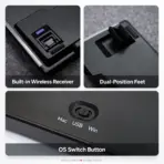 AKKO 5087 V3 Glacier 80% TKL Tri-Mode Wireless Mechanical Keyboard, V3 Piano Pro Linear Switches, (USB Type-C, USB 2.4GHz) Connectivity, 10000mAh Battery, RGB, Gasket Mount & Hot-Swap, For Mac & Windows - Image 11