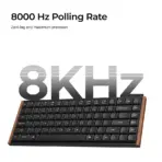 Keychron K3 Ultra 8K 75% Wireless Mechanical Keyboard, Black, Milk POM Red Switches, 8000 Hz, Bluetooth 5.2, USB-C, RGB, Hot-Swappable - Image 4