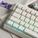 FGG MAD 60 HE RGB White 60% ANSI Gaming Keyboard with Magnetic Amber Pro Switches, 8,000 Hz Polling, 0.125 ms Latency, 0.01 mm Adjustment and RGB Backlighting - Image 2