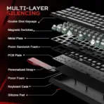 FGG MAD 68HE V2 Flagship RGB Wired Magnetic Keyboard – Compact 68% Layout, Black Design, Magneto Switches, and Hall Effect Gaming Control - Image 4