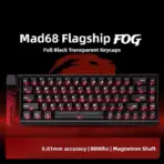 FGG MAD 68HE V2 Flagship RGB Wired Magnetic Keyboard – Compact 68% Layout, Black Design, Magneto Switches, and Hall Effect Gaming Control - Image 6