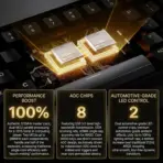 FGG TITAN 68 TURBO Black 68% Wired Hall Effect Keyboard with Magneto RGB Switches, 8K Polling, 0.08 ms Latency, 512K Scan Rate, and 16.8M-Color RGB - Image 7