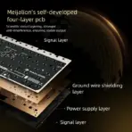 FGG TITAN 68 TURBO White 68% Wired Hall Effect Keyboard with Magneto RGB Switches, 8K Polling, 0.08 ms Latency, 512K Scan Rate, and 16.8M-Color RGB - Image 2