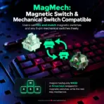 MonsGeek FUN60 Ultra SP Black 60% Wired HE Magnetic Keyboard, Glare Switches, 8K Polling, 0.01mm RT, CNC Aluminum Chassis, Side-Printed PBT & ARGB - Image 10