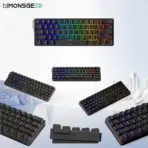 MonsGeek FUN60 Ultra SP Black 60% Wired HE Magnetic Keyboard, Glare Switches, 8K Polling, 0.01mm RT, CNC Aluminum Chassis, Side-Printed PBT & ARGB - Image 14