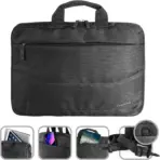 Normal Laptop Bag – Fits 15.6" Laptops, Black, Durable Water-Resistant Material, Multiple Compartments, Padded Shoulder Strap, Lightweight