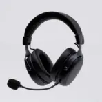 Akko Verge S9 Ultra Black Quad-Mode Wireless Gaming Headset with 53 mm N52 Drivers, Virtual 7.1 Surround, Detachable Mic, USB-C, Bluetooth, 2.4 GHz Wireless, and 2000 mAh Battery - Image 8