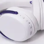 Akko Verge S9 Ultra White & Purple Quad-Mode Wireless Gaming Headset with 53 mm N52 Drivers, Virtual 7.1 Surround, Detachable ENC Mic, [2.4 GHz wireless (USB-A or USB-C receiver), Bluetooth 5.3, USB-C wired] Connectivity - Image 8