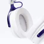 Akko Verge S9 Ultra White & Purple Quad-Mode Wireless Gaming Headset with 53 mm N52 Drivers, Virtual 7.1 Surround, Detachable ENC Mic, [2.4 GHz wireless (USB-A or USB-C receiver), Bluetooth 5.3, USB-C wired] Connectivity - Image 9