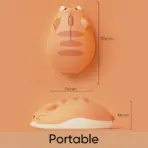 Akko Orange KATE Cat Theme Optical Mouse with Tri-Mode Bluetooth 3.0, Bluetooth 5.0 and 2.4 GHz Wireless, 1600 DPI, Ergonomic ABS Design, and 10 m Range - Image 5